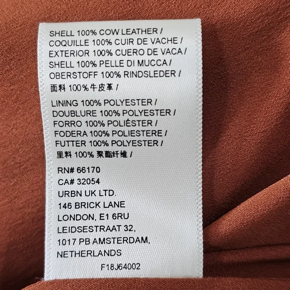 NWOT FREE PEOPLE JEALOUSY LEATHER MOTO JACKET Sz Large - Picture 16 of 16